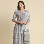 Women Cotton Blend Kurta Palazzo Set